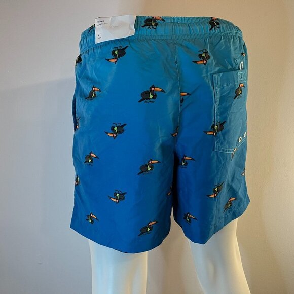 American Eagle Men's Toucan Tropical Swim Shorts - Size Small - NWT - Picture 2 of 4